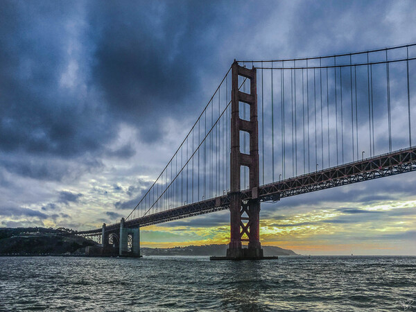 Golden Gate Sunset by THOMAS PATRICK KENNEDY