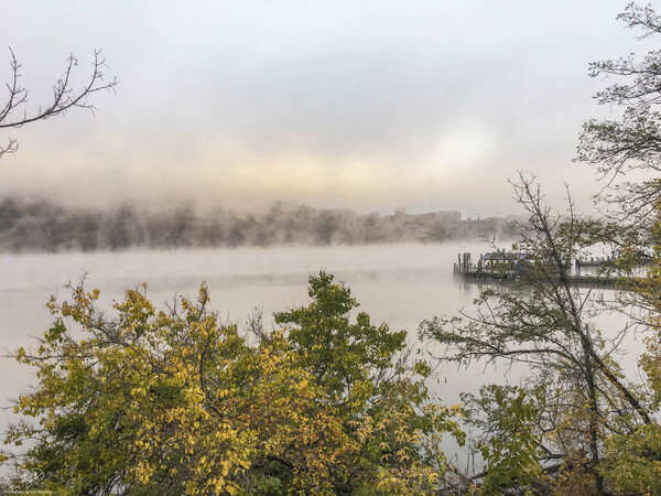 West Point at Dawn   View from Garrison by THOMAS PATRICK KENNEDY