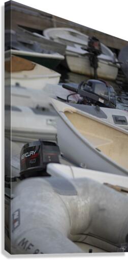 Boat Collage Canvas Print