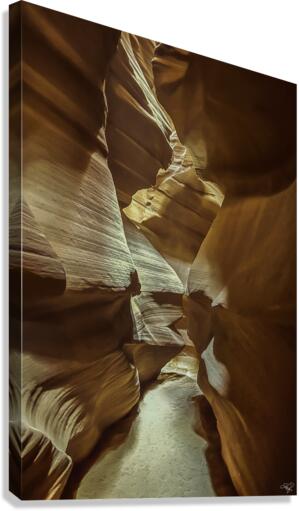 Upper Antelope Canyon Path Canvas Print