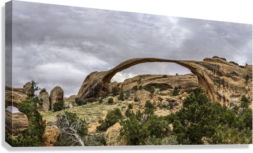 Landscape Arch Evening Canvas Print