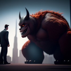 Facing A Monster