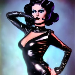 Retro Goth Woman