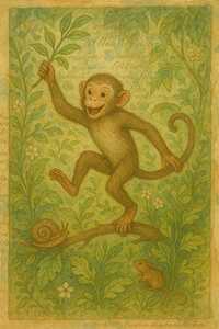 Joyful Jungle Monkey
