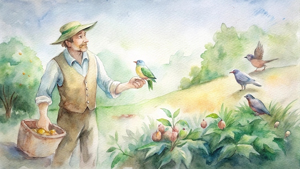 Harmony in the Garden Print