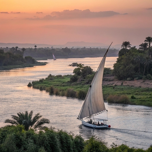 Sailing into the Sunset Print