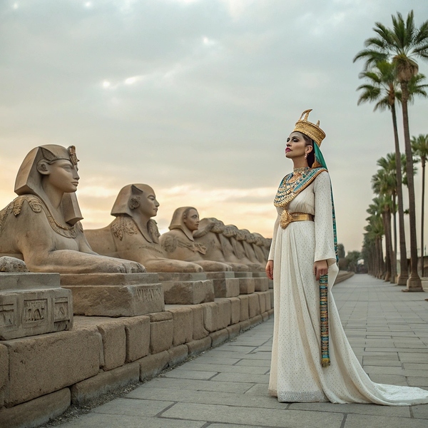                                      Queen of the Nile Print
