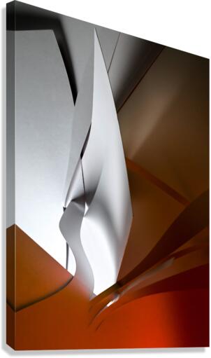 White flame Canvas Print