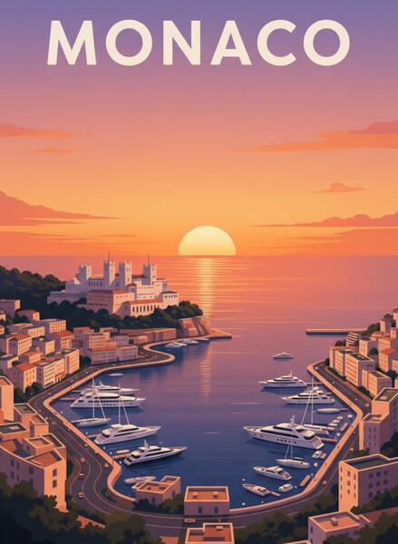 MONACO Print