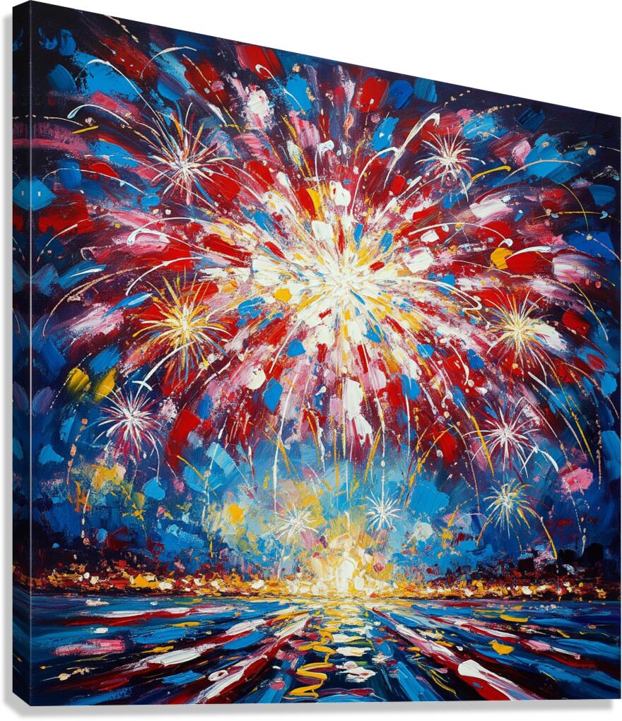 Fireworks Canvas Print