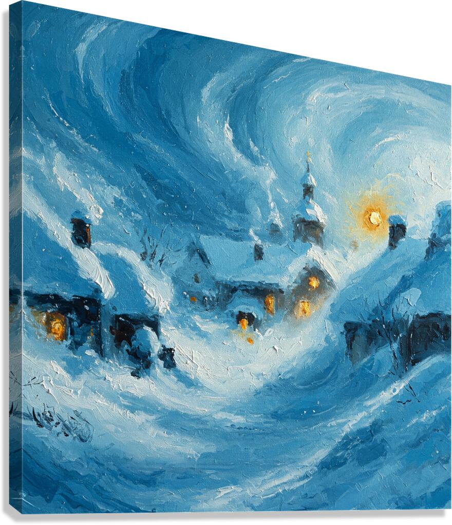 Snowstorm Canvas Print
