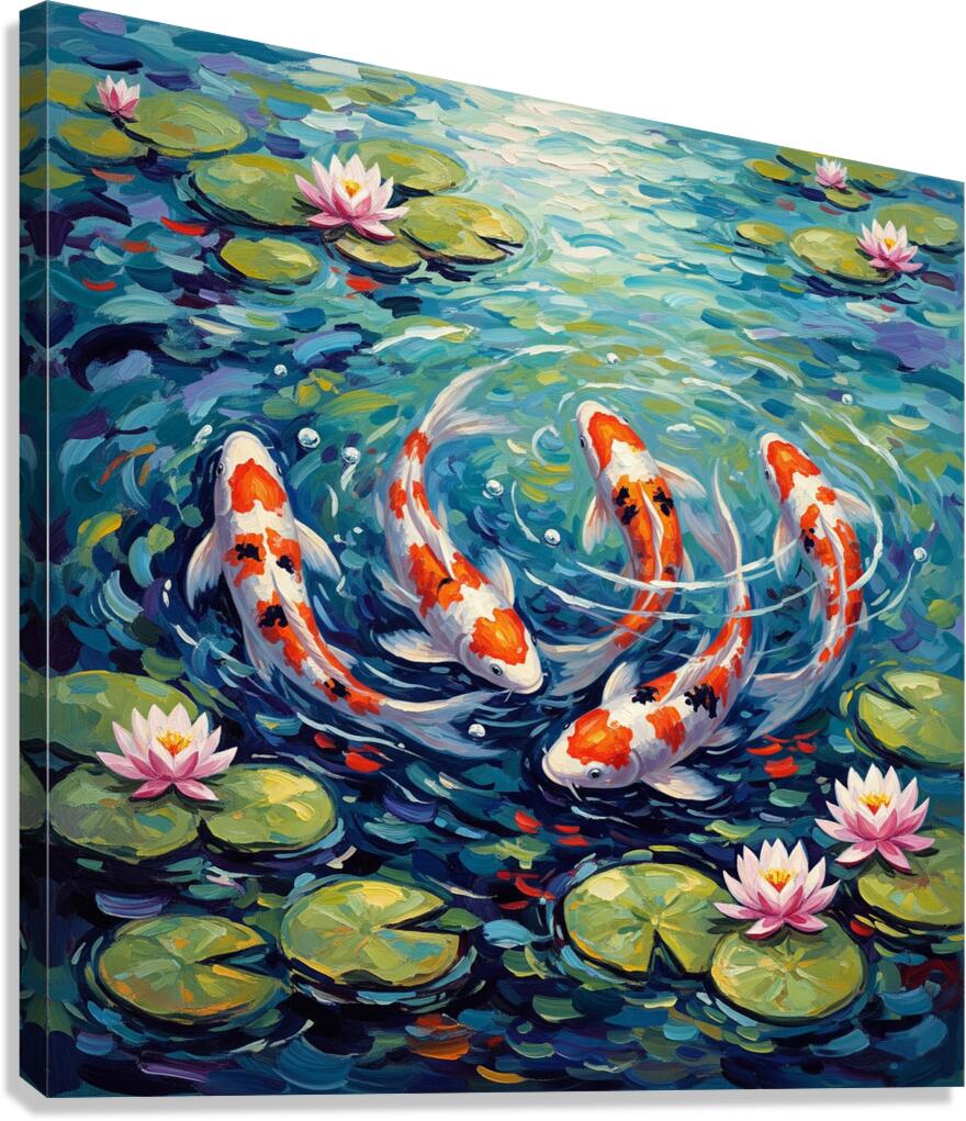 Koi Fish Canvas Print