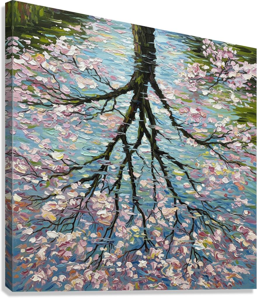 Spring Reflection Canvas Print