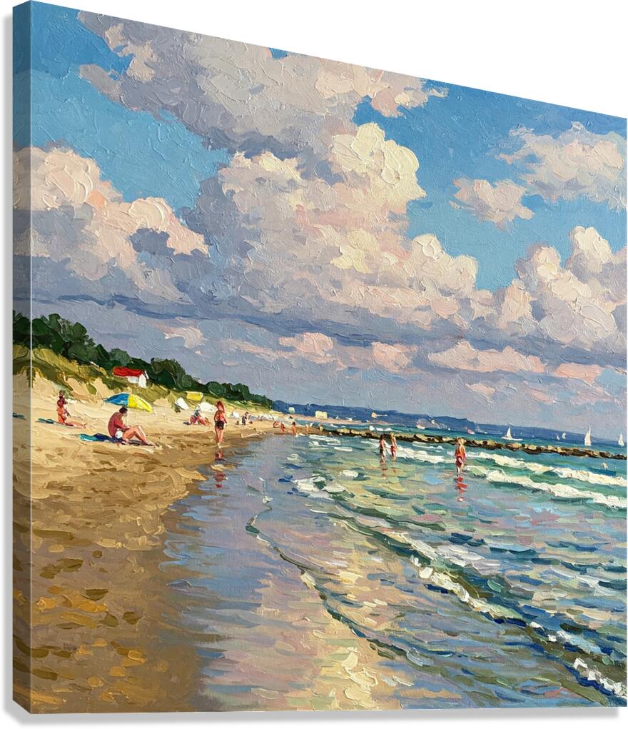 Summer Beach Canvas Print