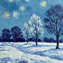 Starry Winter Night