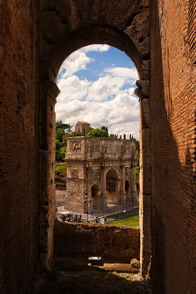 Framed Echoes of Ancient Rome by Chirag Pandya