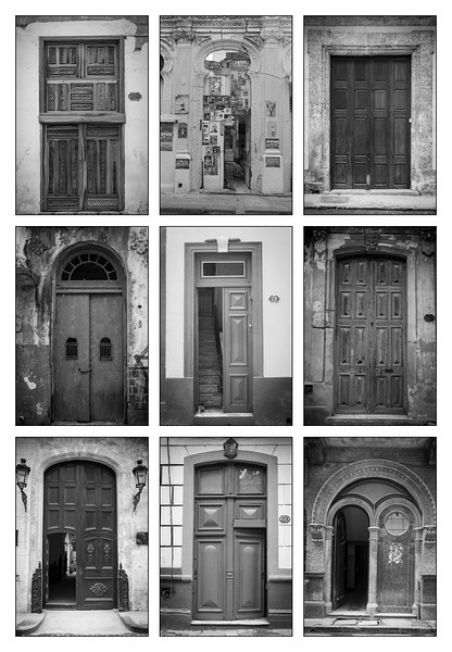 Doors in Black and White by Chirag Pandya