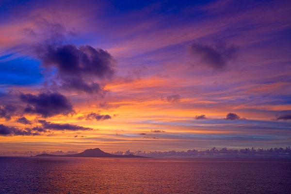 Pastel Skies Over Distant Shores by Chirag Pandya