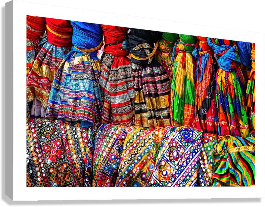 Rainbow Skirts Canvas Print