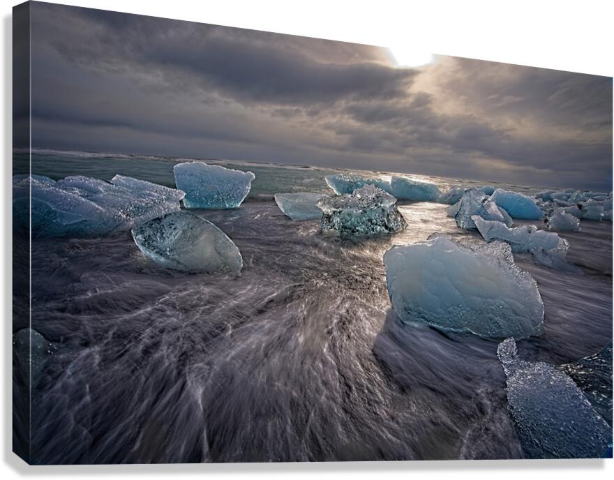 Diamond Beach Canvas Print