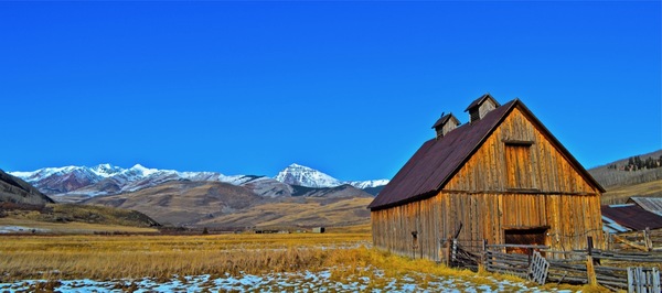 Barn View Print