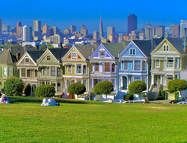 Painted Ladies - San Francisco by DB Photos