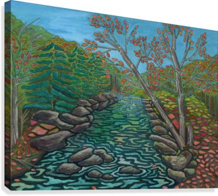 A River View Canvas Print