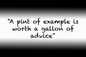A pint of example