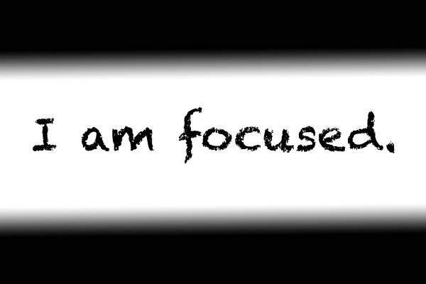 Affirmation: I am focused by Red Pill Metaphysics