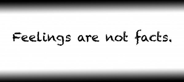 Feelings are not facts. by Red Pill Metaphysics