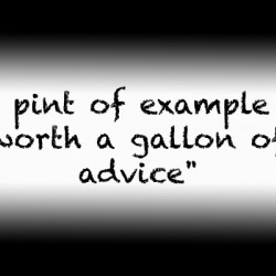 A pint of example