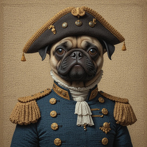  Napoleon Pug: A Regal Tapestry of Canine Grandeur