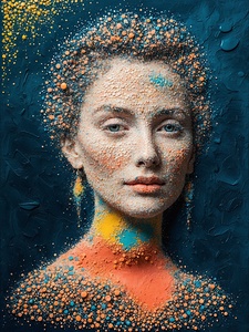 Whimsical Reverie: A Dotted Dream