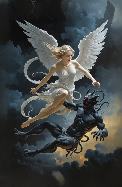 Triumph of Light Over Darkness Print