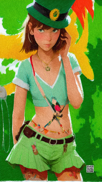 Aoife wishes you a Happy St. Patricks day  Print