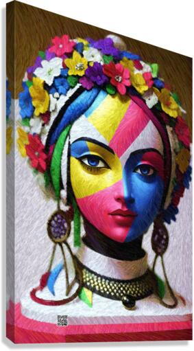 Women of all colors  Canvas Print
