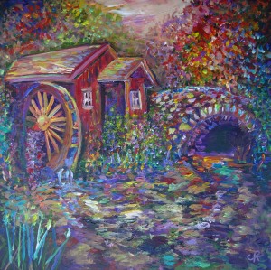 Barn And Old Mill