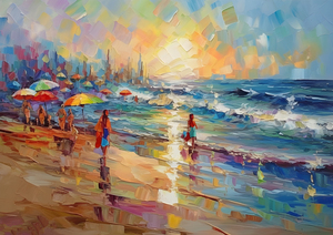 South Beach Summer Sunset