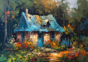 Secluded Blue Cottage