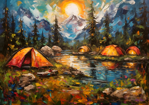 Sunrise Over the Mountain Camp