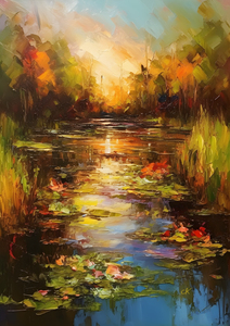 Everglades Enchantment: A Dance of Color and Reflections