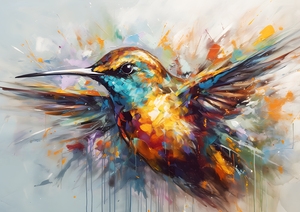 Vibrant Velocity: The Hummingbirds Dance