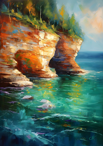 Vibrant Cliffs of Pictured Rocks National Lakeshore