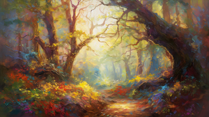 Path of Tranquility: An Impressionist Reverie