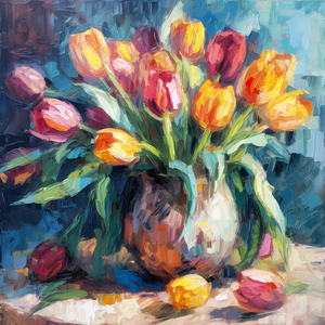 “Spring Tulip Vibrancy”