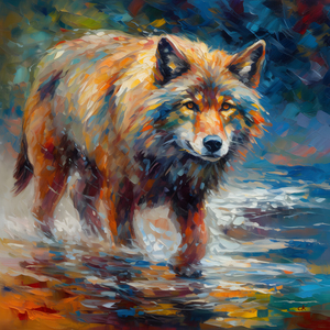 Yellowstones Lone Wolf: A Portrait of Strength and Grace