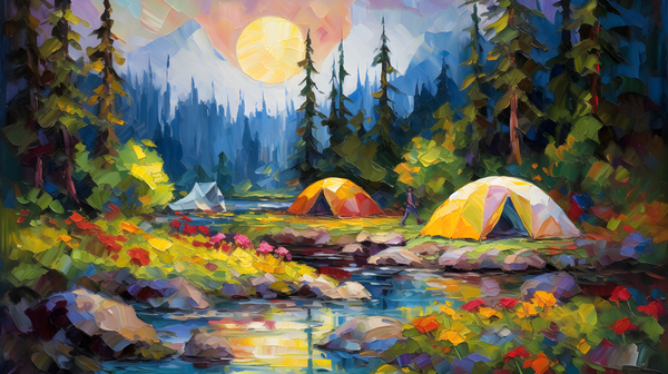 Sunlit Wilderness Print