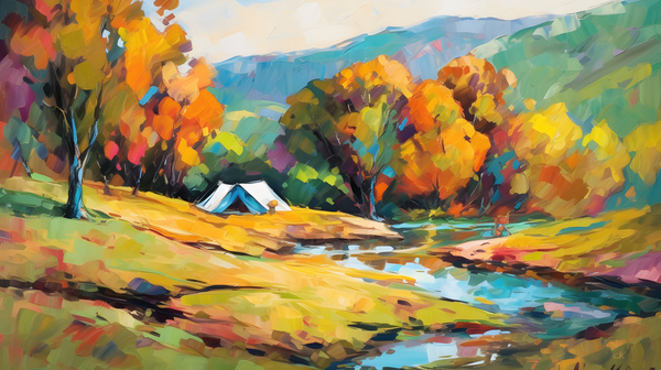 Enchanting Serenity: A Vibrant Expression of Wilderness by Chris Rutledge