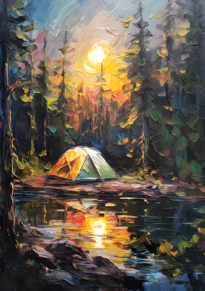 Evening Repose Print