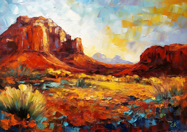 Capitol Reefs Radiant Vistas: A Symphony of Color and Life by Chris Rutledge